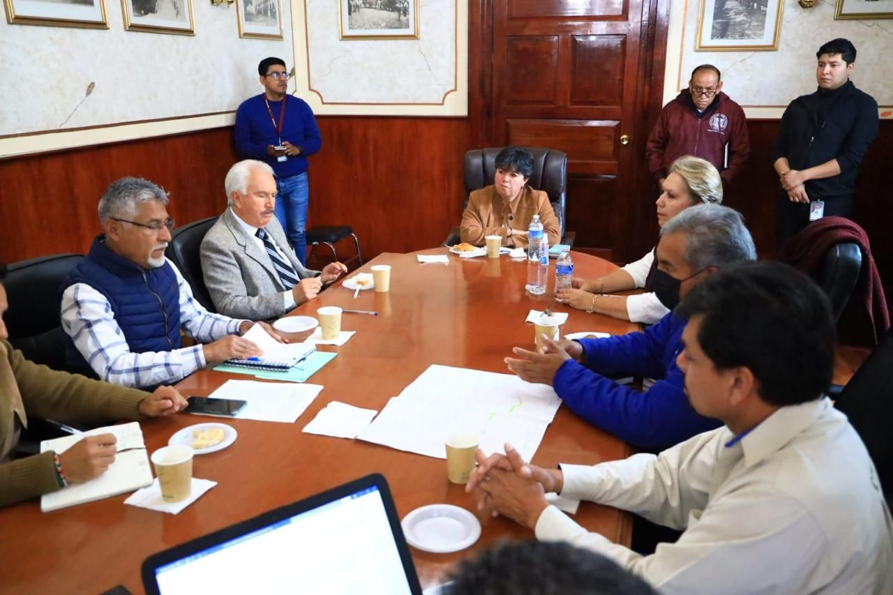 Trabajan alcaldes de Chiautempan y Tlaxcala en agenda conjunta